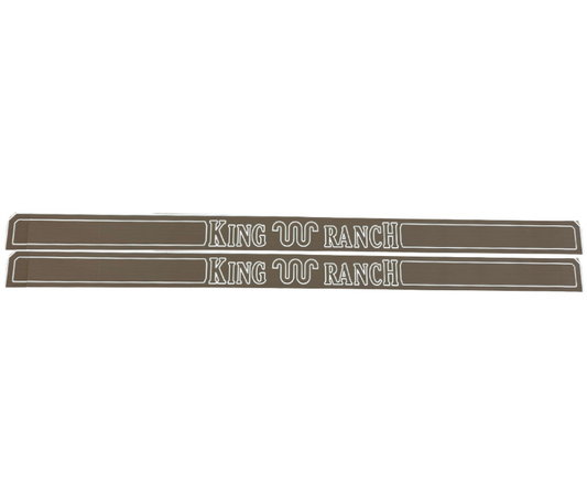 Next Level SeaDek® Truck Step Pad Cappuccino over Cream King Ranch Logo