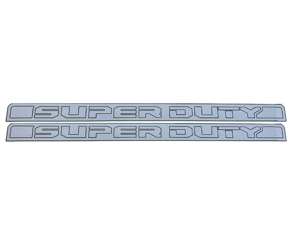 Next Level SeaDek® Truck Step Pad Storm Gray over Black Super Duty Logo