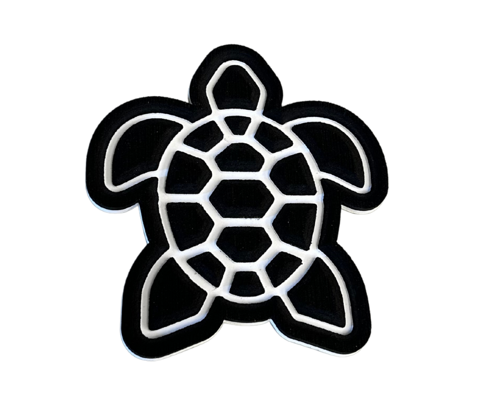 Next Level SeaDek® Turtle Black over White