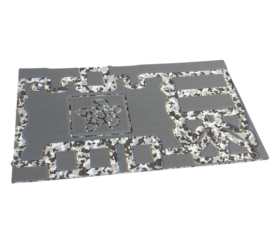 Next Level SeaDek® Turtle Box Kit Storm Gray over Snow Camo (Turtle)