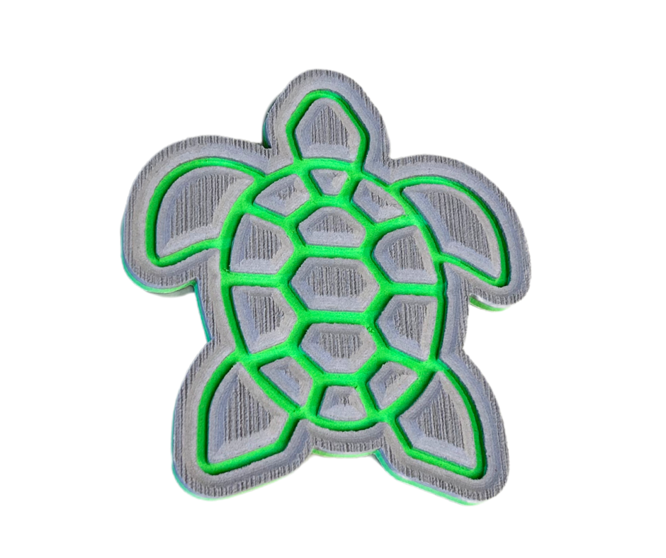 Next Level SeaDek® Turtle Storm Gray over Island Green