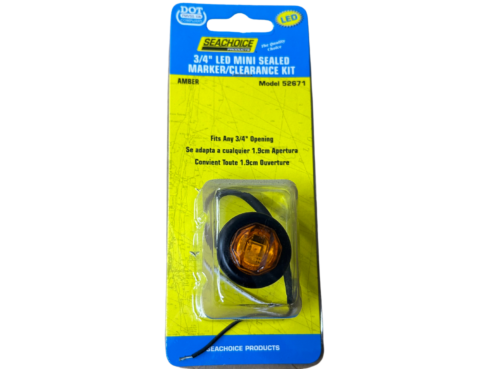 Seachoice 3/4" LED Mini Sealed Marker Clearance Kit