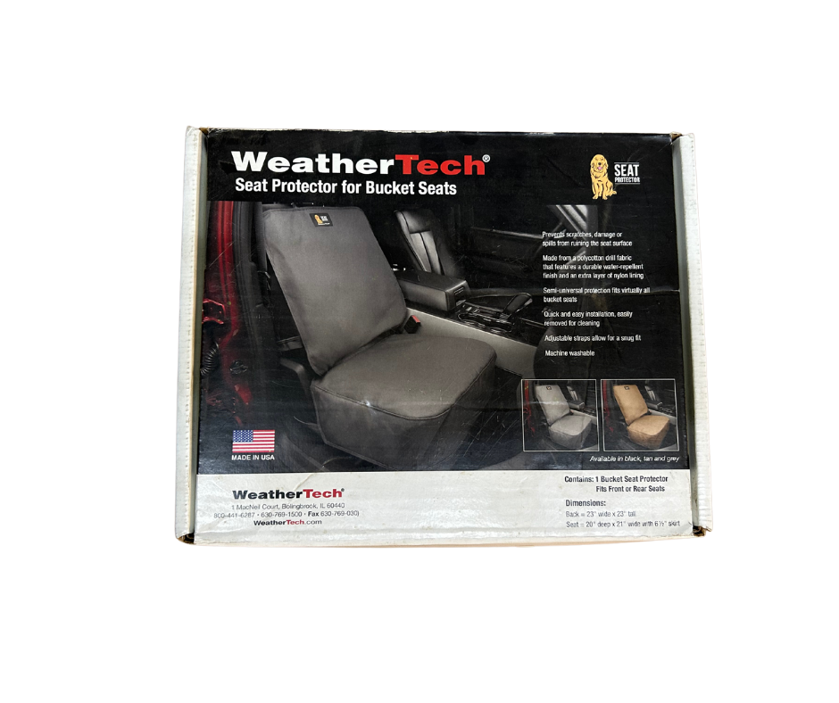 WeatherTech Seat Protector for Bucket Seats Gray